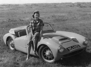 The EB sports car that Mike built in about 1958 based on a Ford 8